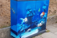 Streetart_Glinde_Fische_vorne-links